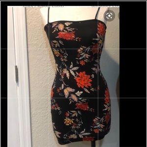 Flowered print dress